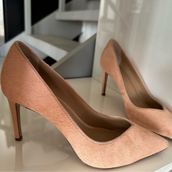 Banana Republic blush calfskin high heels - Picture 2 of 9